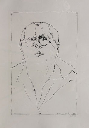"The large portrait of the artist from may 25, 1966"