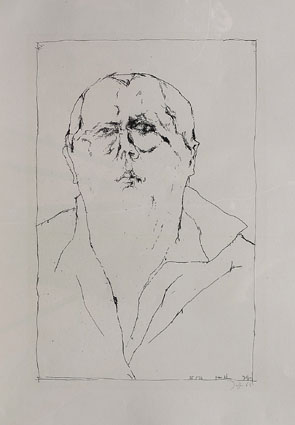 "The large portrait of the artist from may 25, 1966"