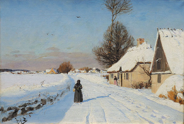 "Dorf im Schnee"