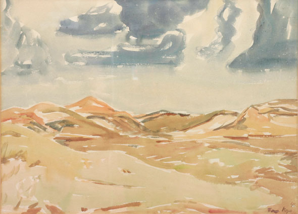"A dune landscape on Sylt"