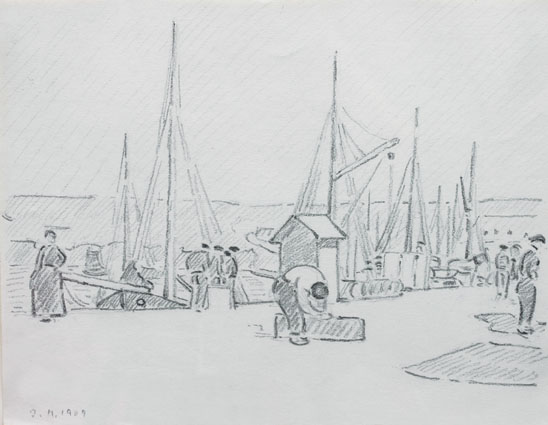 A harbour scene