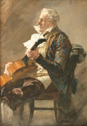 "A lute-player"