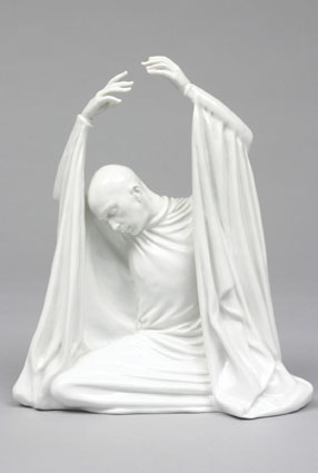A figure of a 'meditating monk'