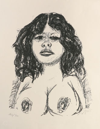 "A female nude"