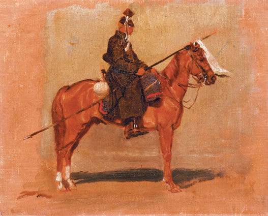 "Düsseldorfer Ulan zu Pferd" (1872)