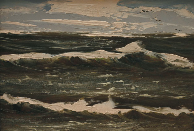 Heinz Mindermann - "Waves of the Northern Sea, offshore Juist Island" "Waves of the Northern Sea, offshore Juist Island"