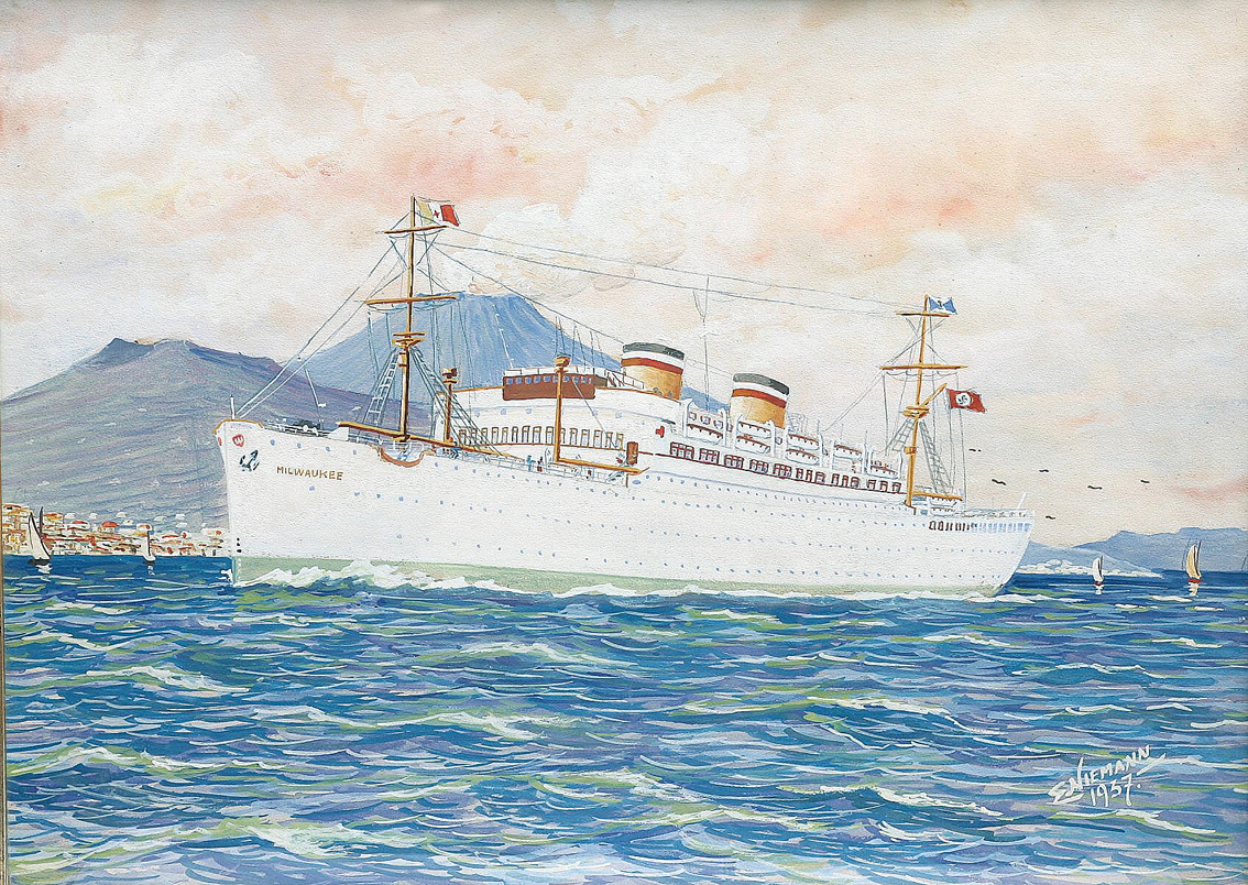 "Steamship 'Milwaukee" (Hamburg-Amerika-Linie)