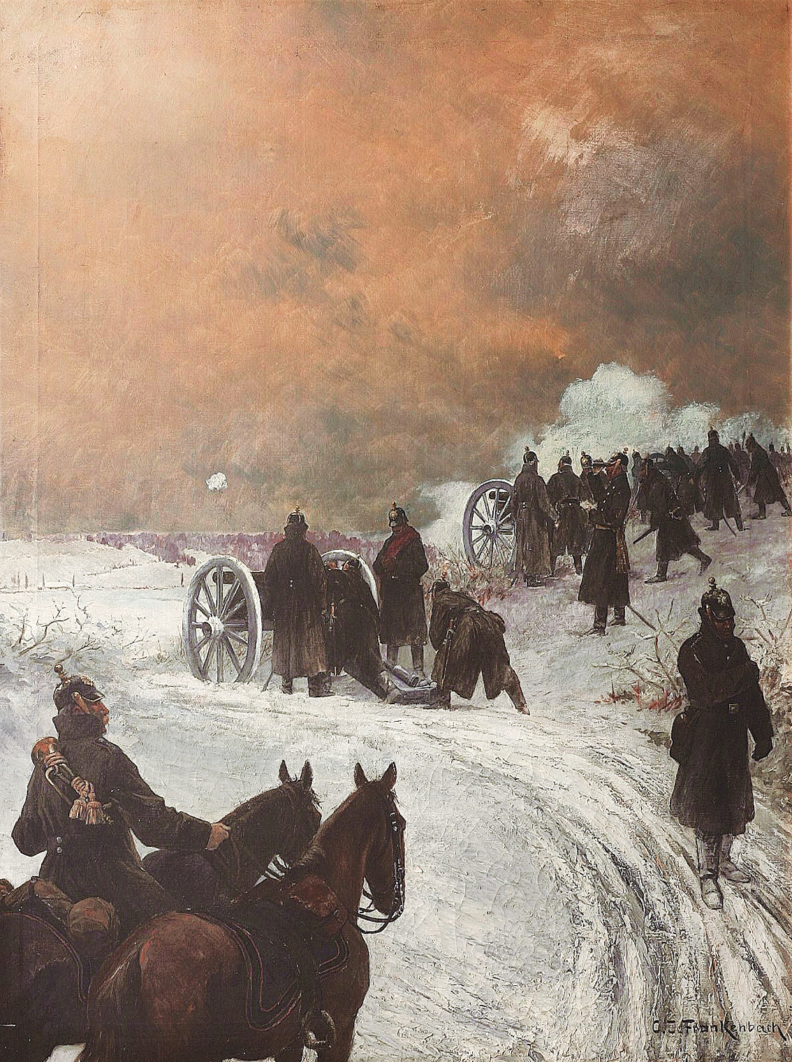 "German-French War 1870/71" - 4 large paintings - image 3