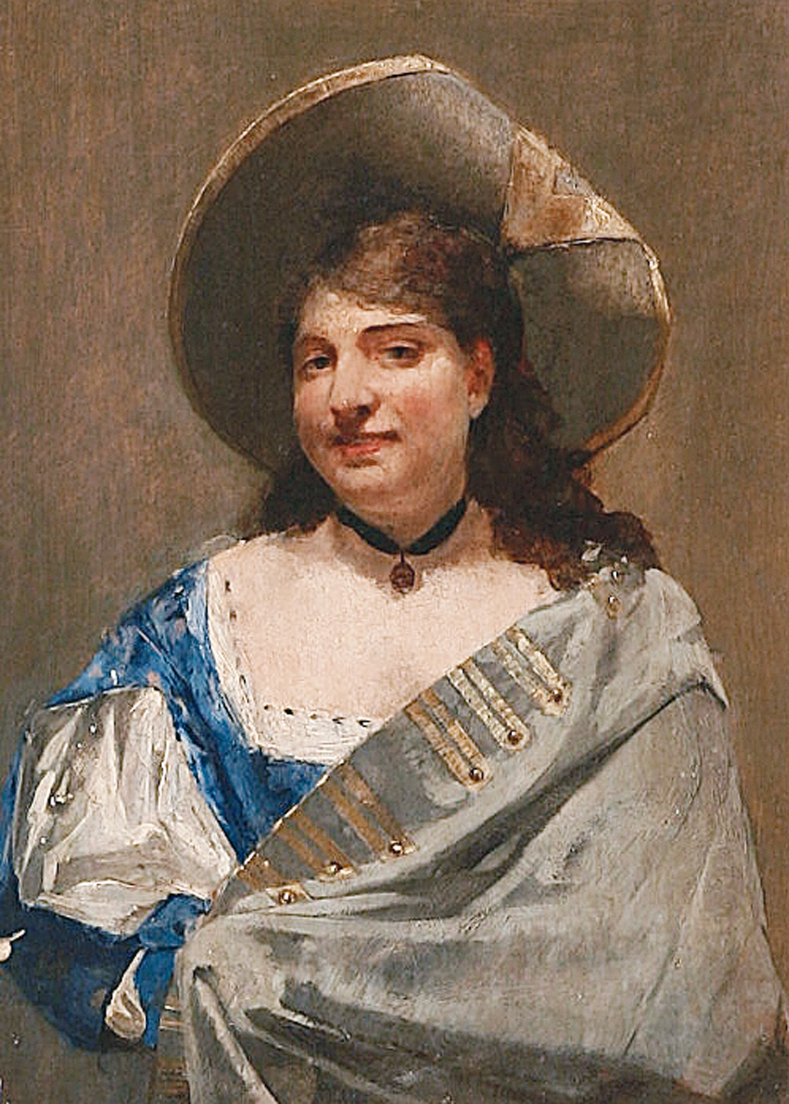 Porrait of a Lady in a military costume (17./18.century)