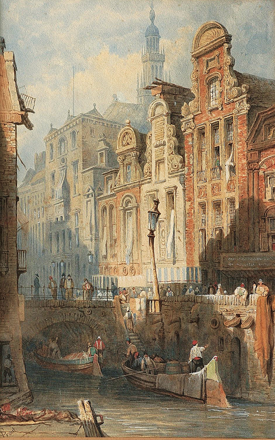 "Hôtel de Ville, Utrecht" (1841)