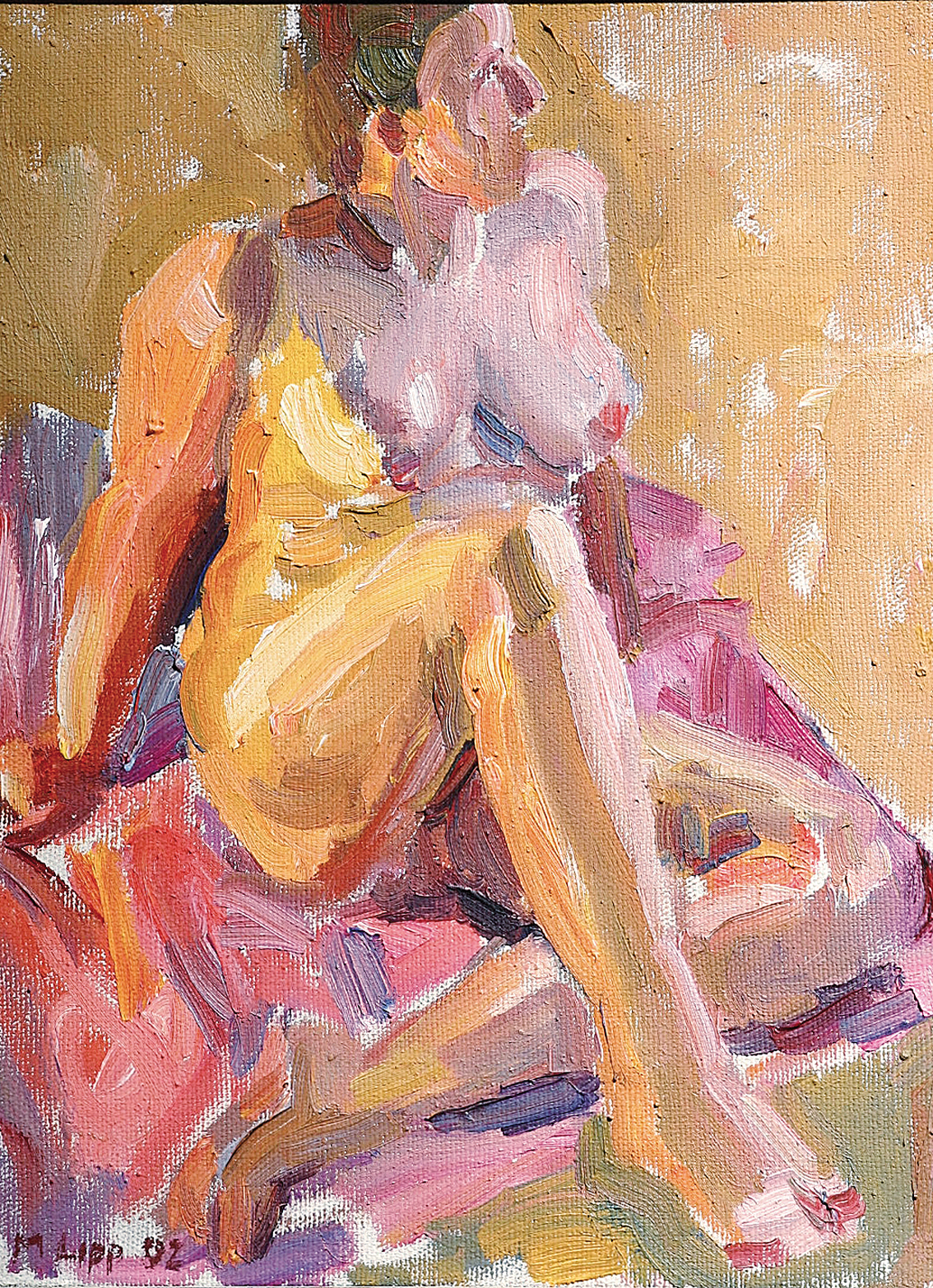 A female nude