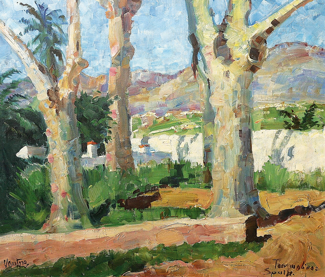 "Landschaft bei Torremolinos"