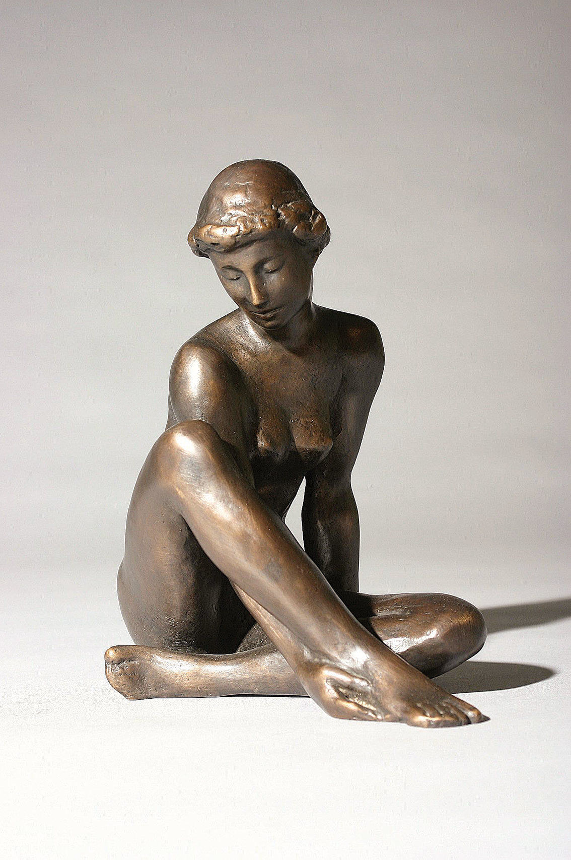Gesuchte Bronze-Figur 'Siesta'