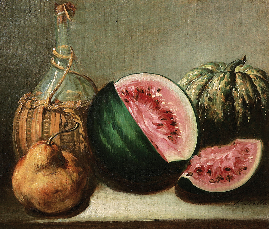 A stillife with melons