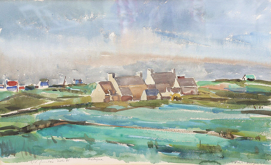 "A village in Brittany" (Bretagne)