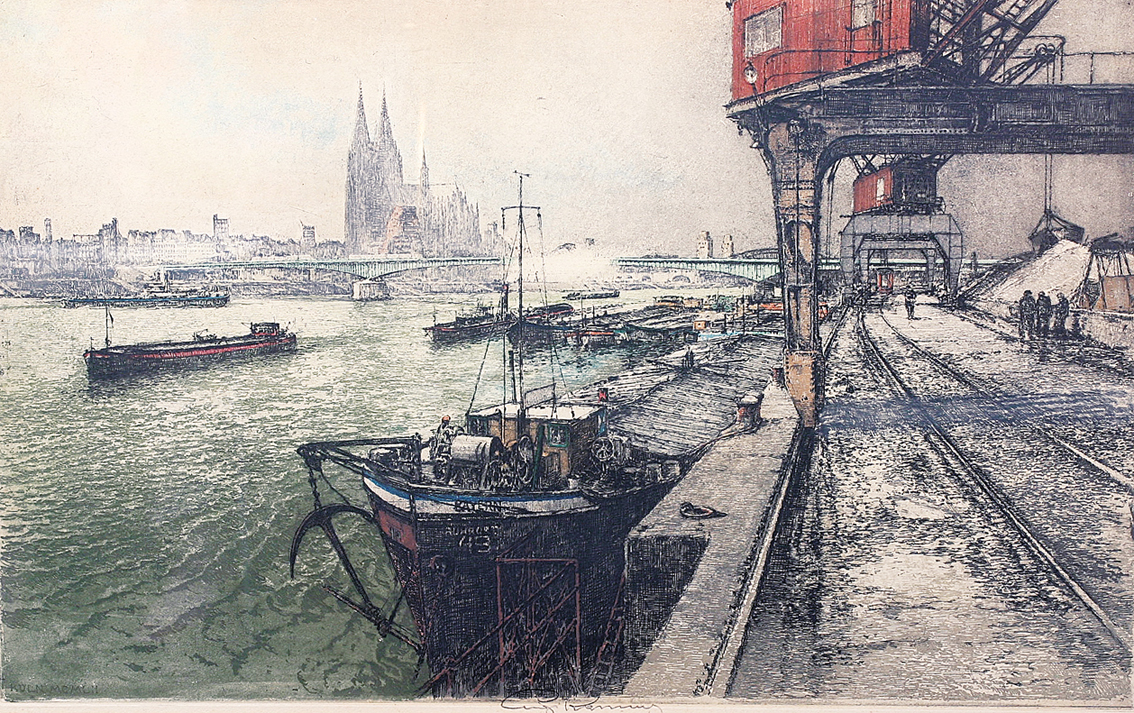 "Köln   -   Neue Brücke"