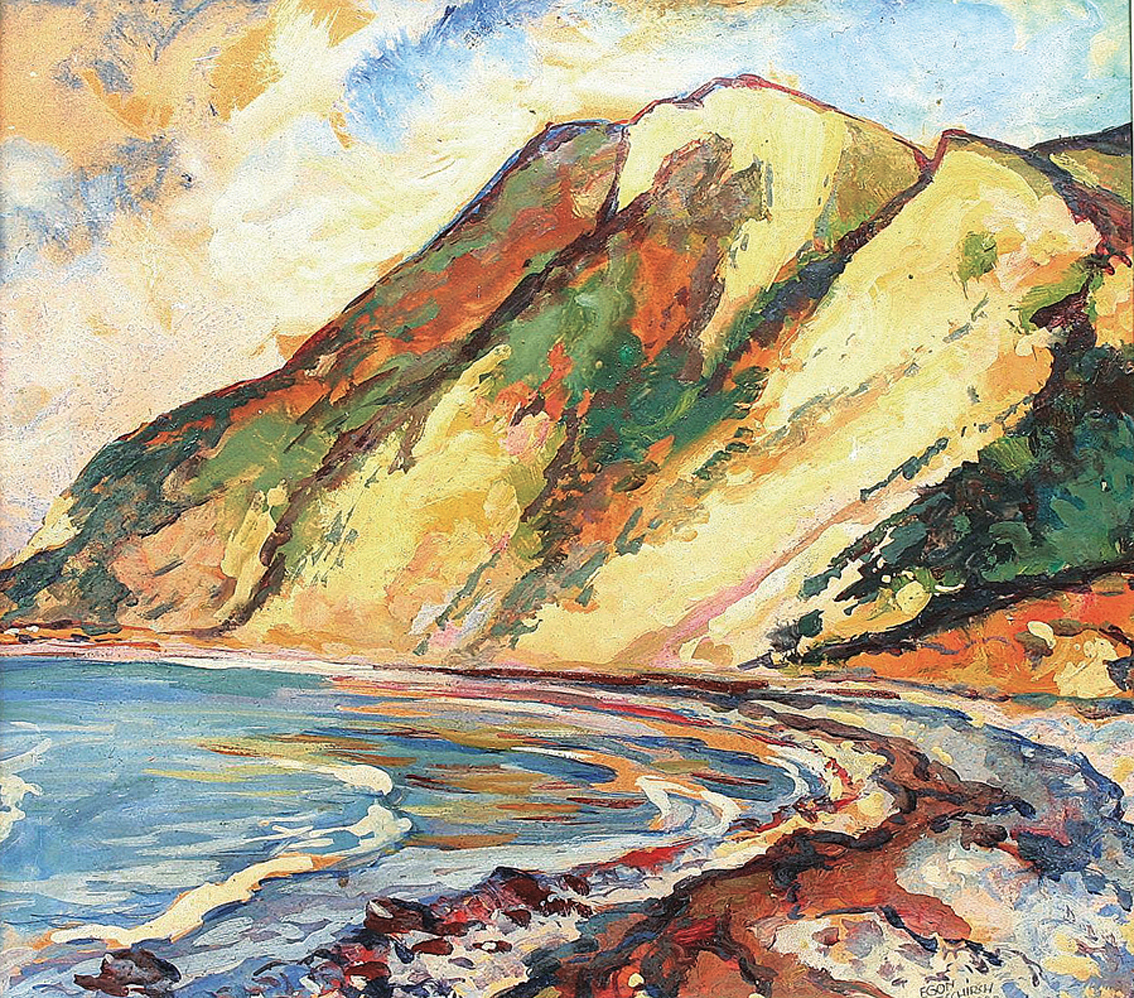 "A coastal view on Stubbenkammer (Rügen)"