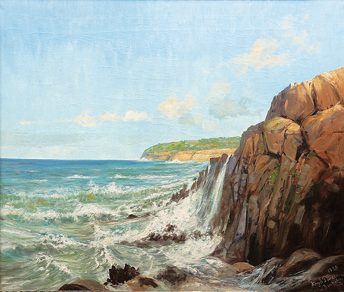 "A coastal view on Bornholm"