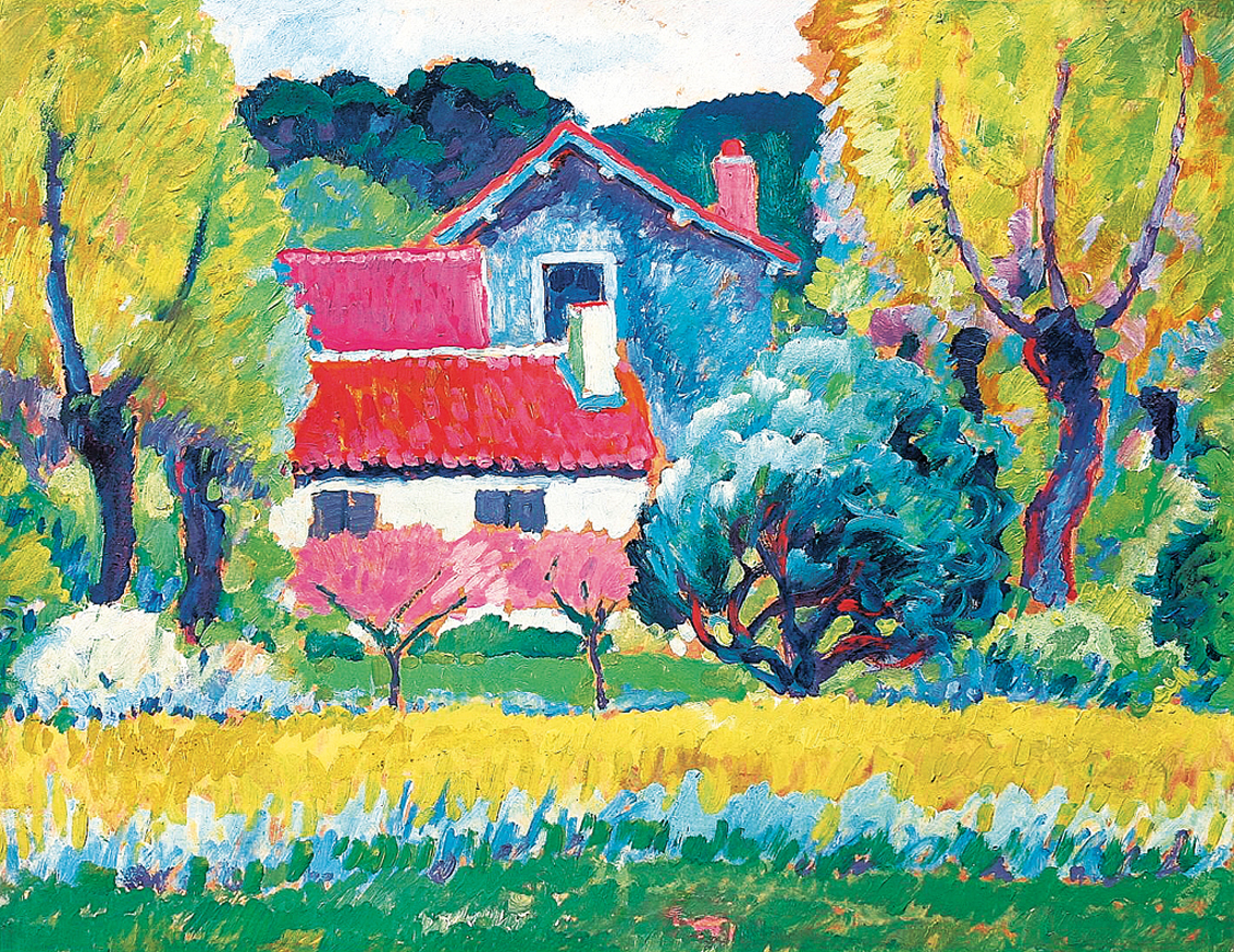 "A yellow landscape (Provence)"
