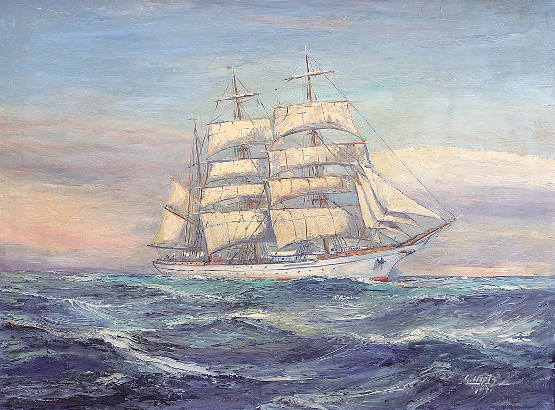 G. Wirtz, 20. Jh. - "The 'Gorch Fock" "The 'Gorch Fock"