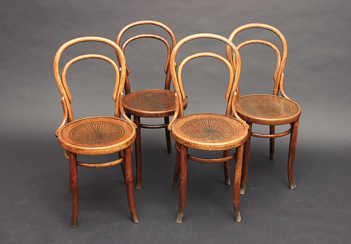 A set of 4 classical chairs