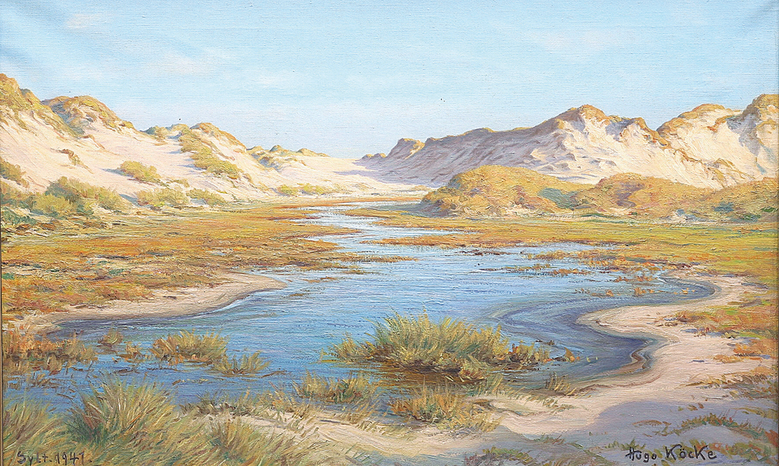"A dune-landscape on Sylt"