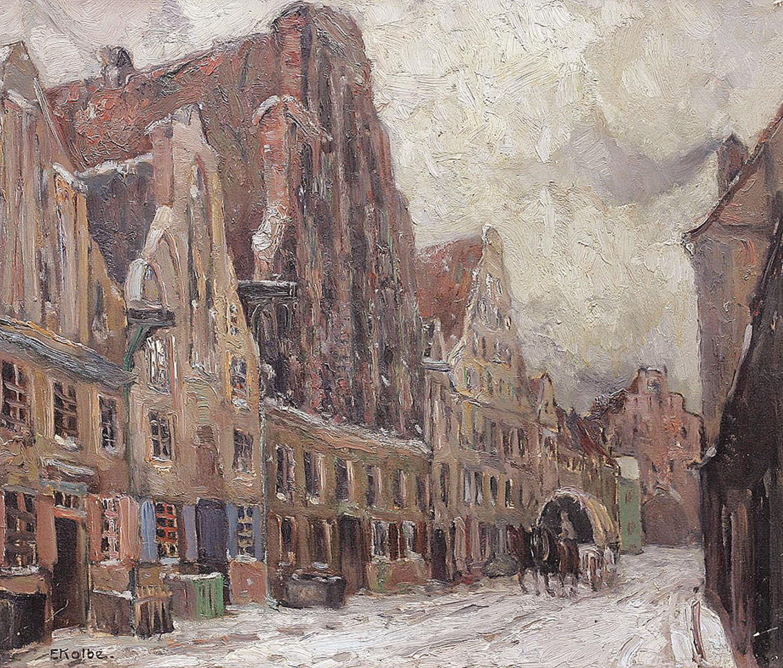 "Snow in Stralsund"