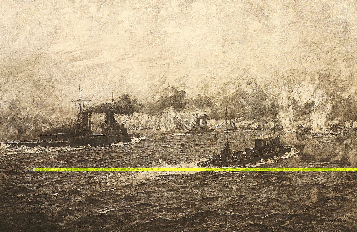 "Naval battle at Skagerrak"
