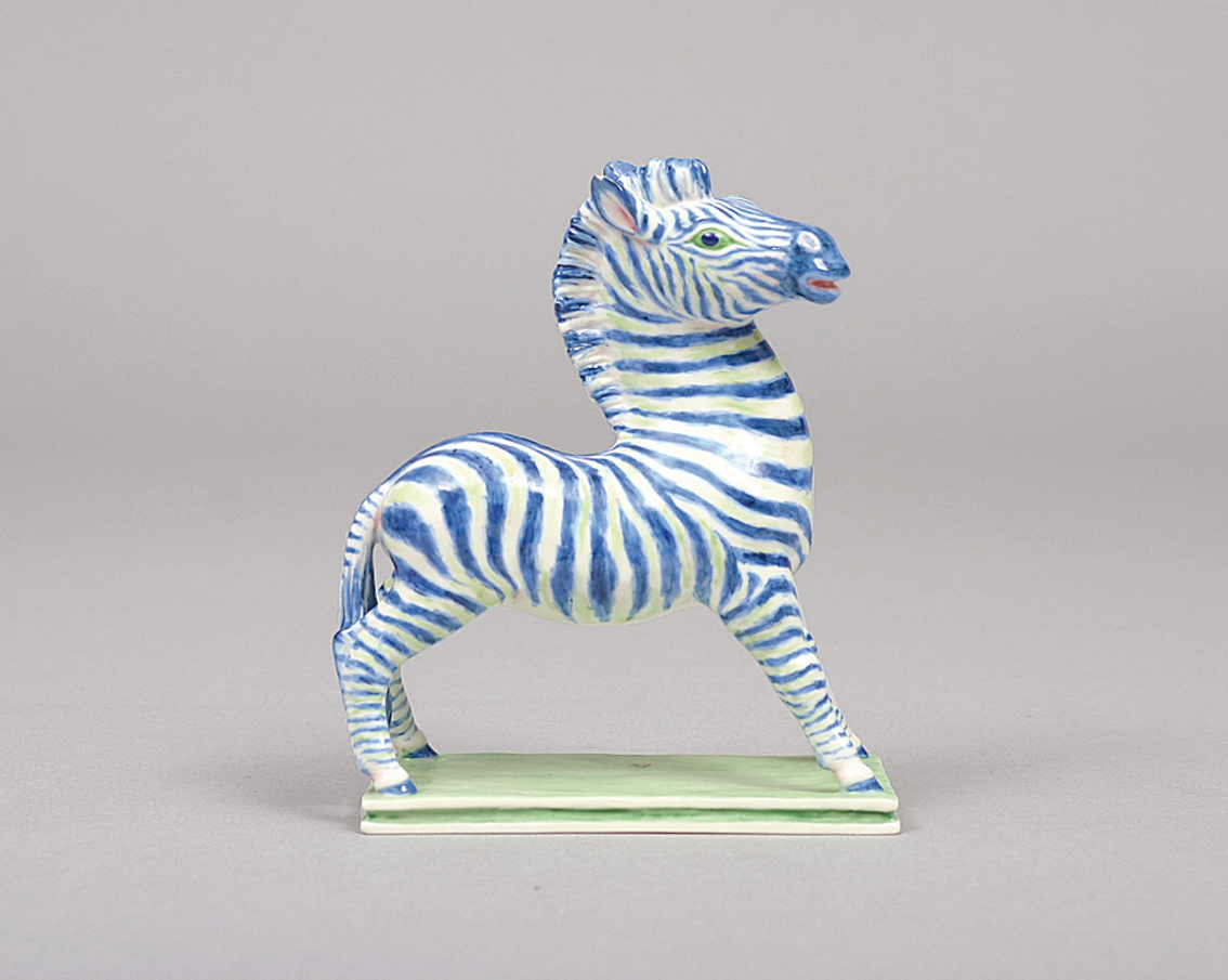 A modern animal figure 'zebra'