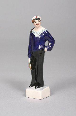 Figure of a tipsy sailor