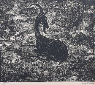 A. Paul Weber - The Black Goat The Black Goat