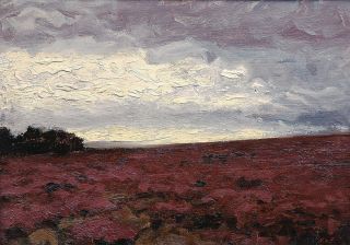 A Heath Landscape in the Evening