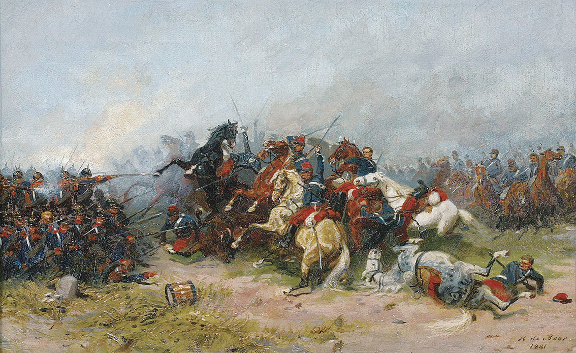 e on horseback in the Franco-Prussian War 1870/71
