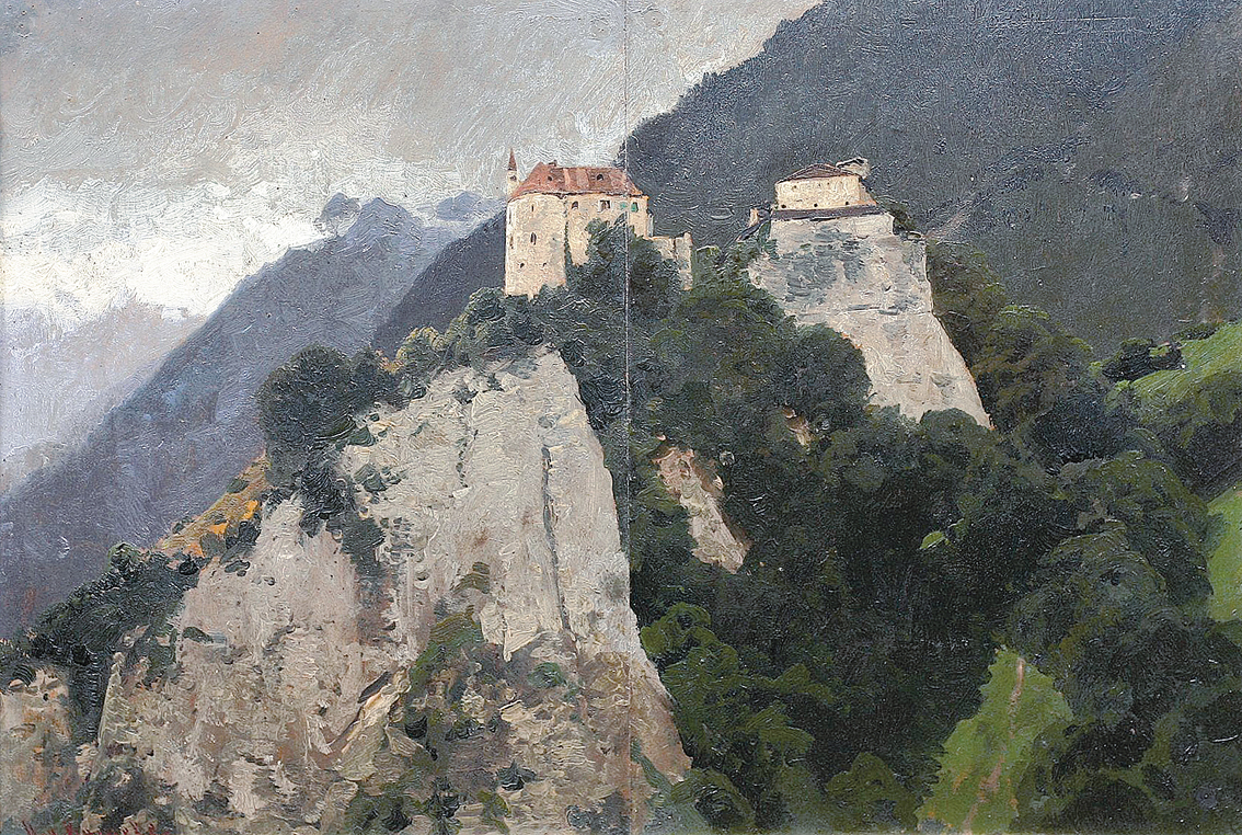 A castle in the mountains