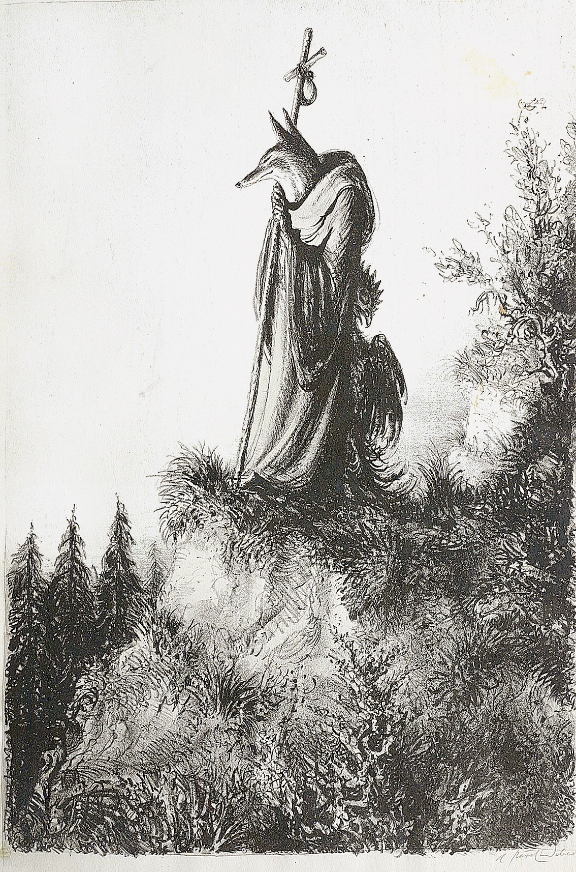 A. Paul Weber - The pilgrim The pilgrim