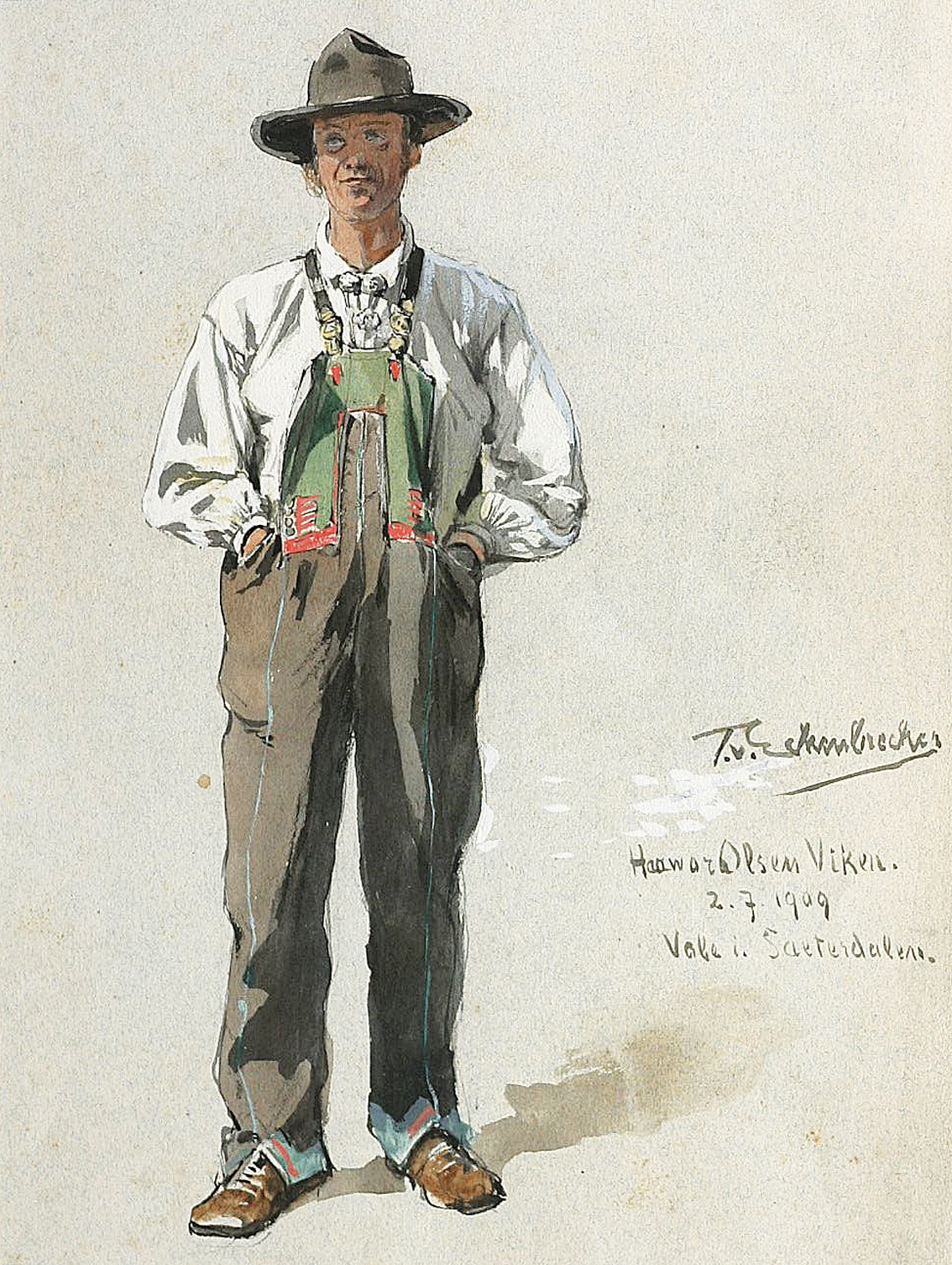 A Norwegian in working costume