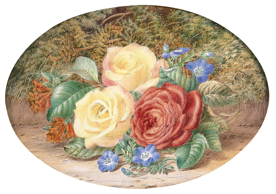 A still life with roses