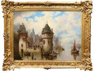 Grohmann, 19. Jh. - Alte Stadt am Wasser Alte Stadt am Wasser