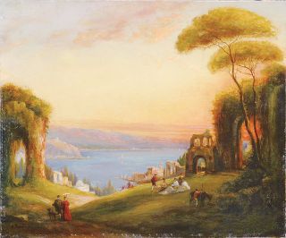 A party in a suth Italian landscape