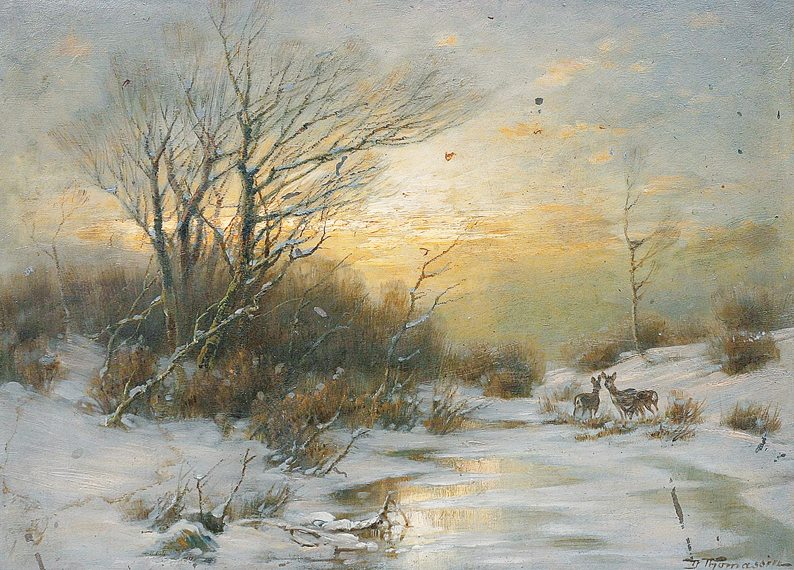 A landscape in winter