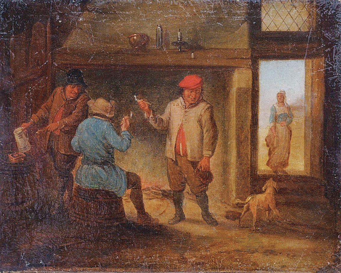 Peasants in a pub