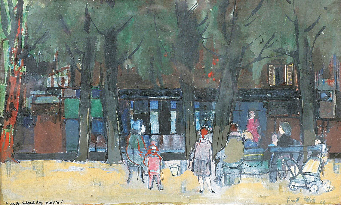 Ernst Witt - Families in the park Families in the park