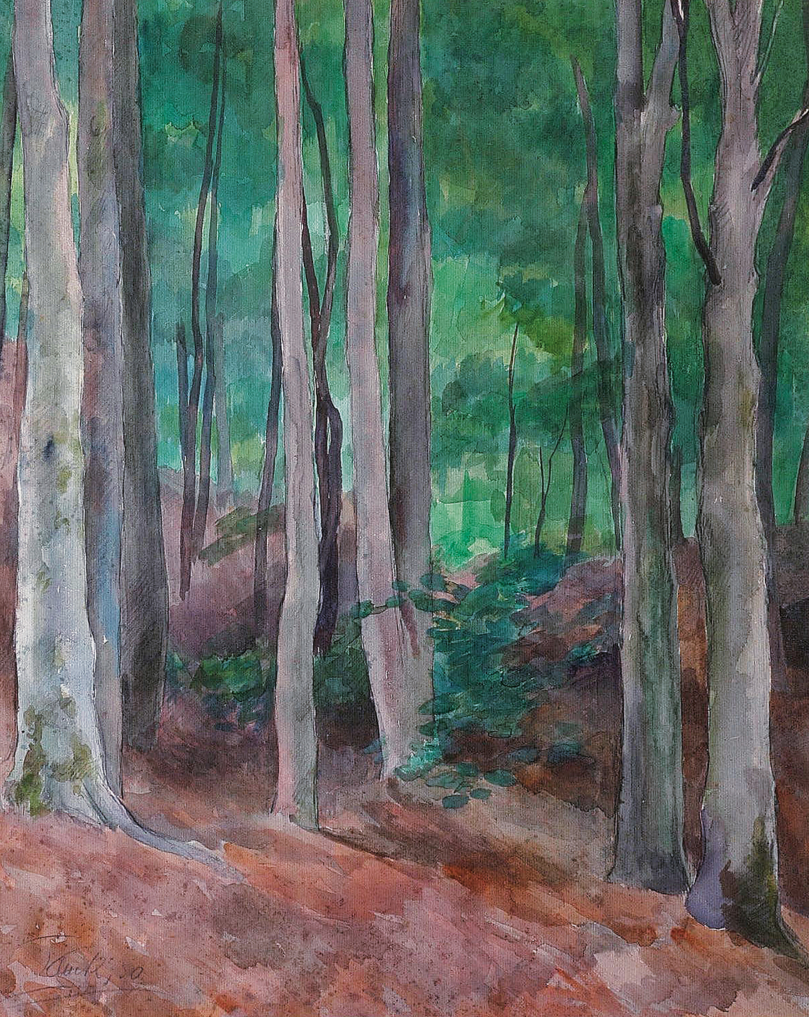 A forest near Blankenese