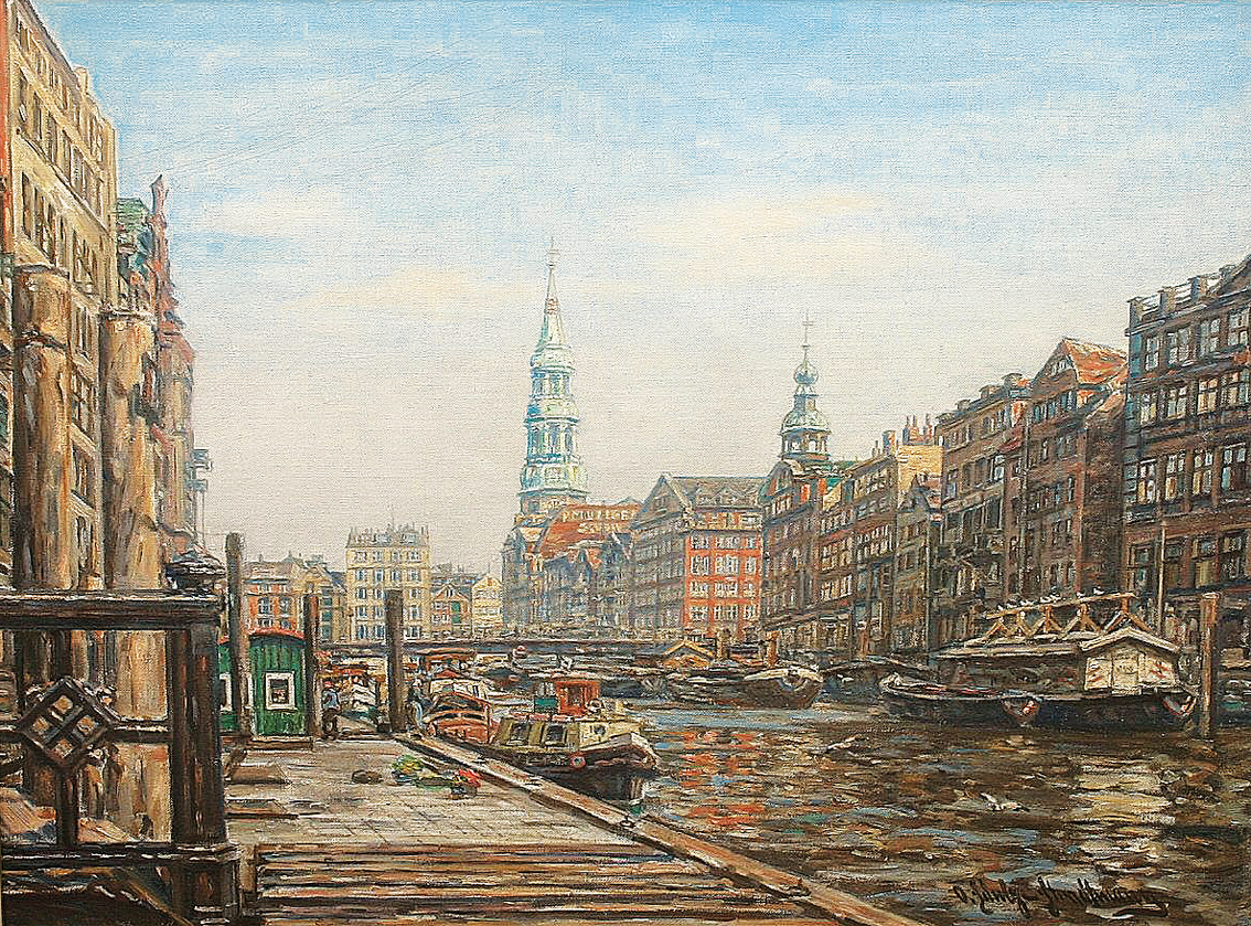 Hamburg: A view of the 'Katharinenfleet'