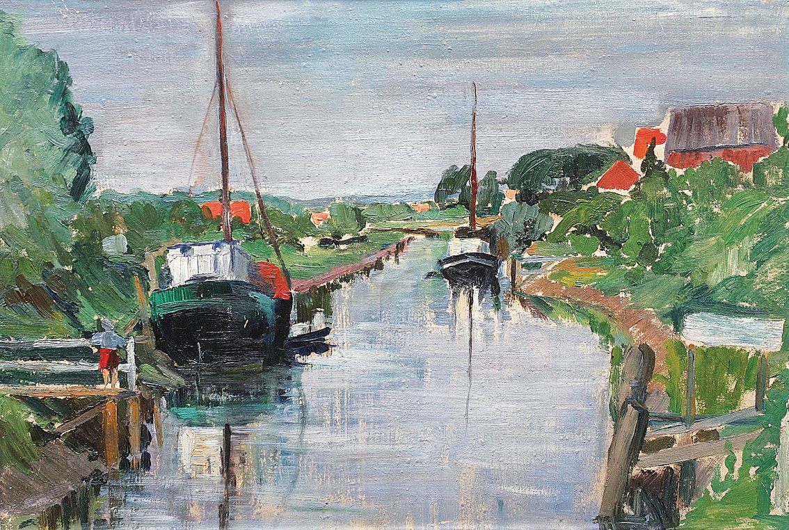 Boats in a small port
