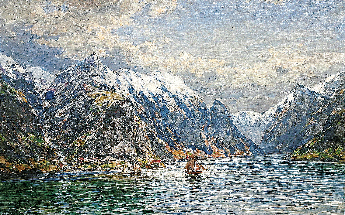 Blick über den Jörundfjord