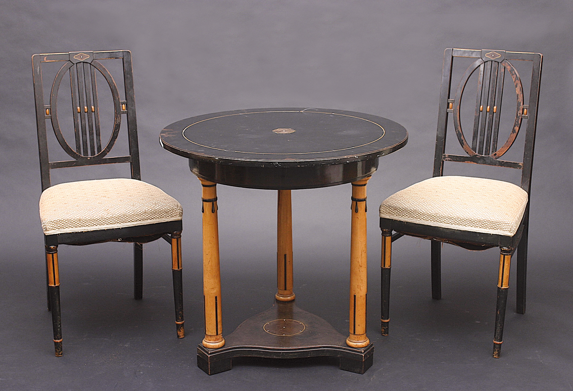 A rare suite of Art-Nouveau furniture