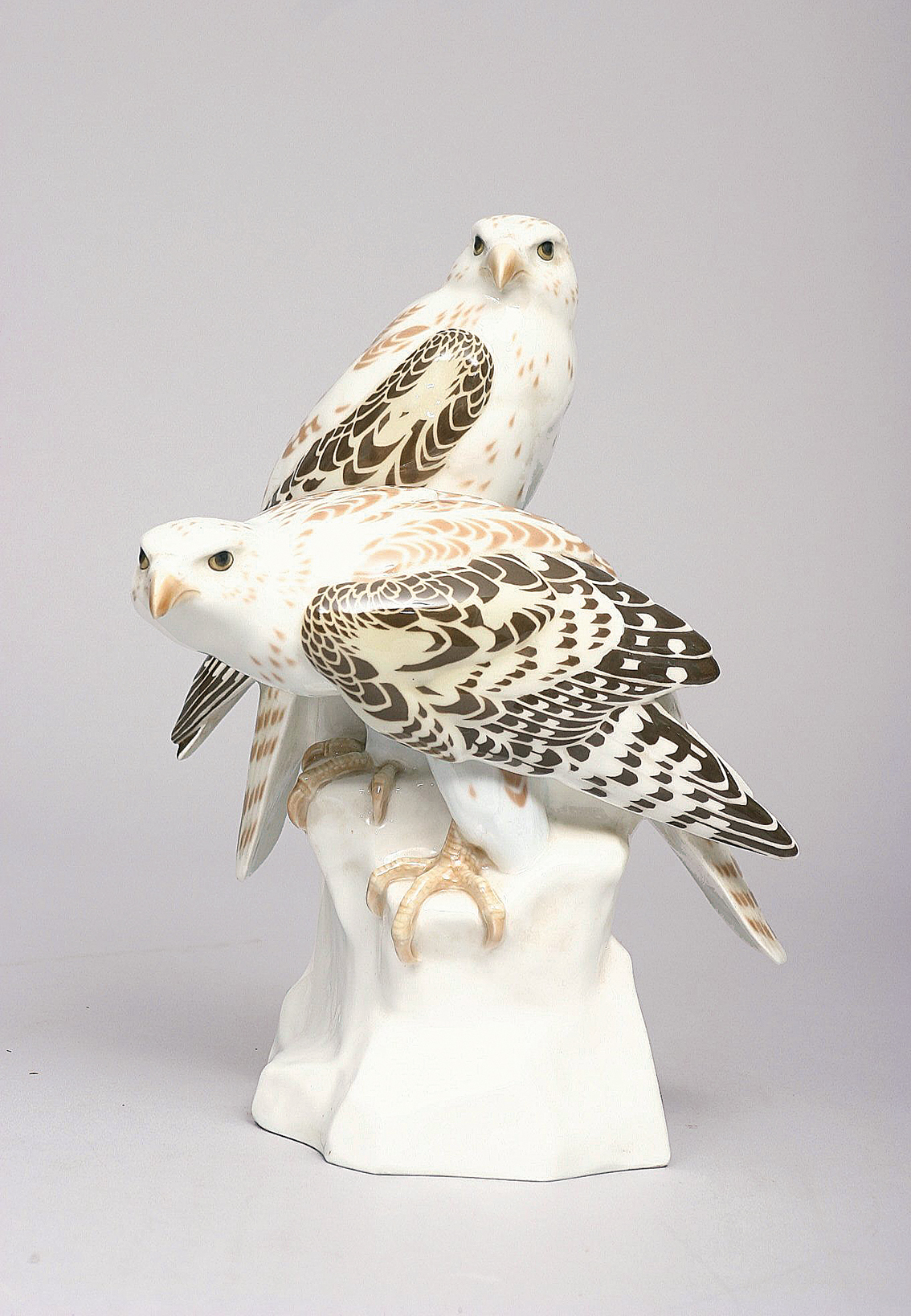 A figure of a pair of falcons