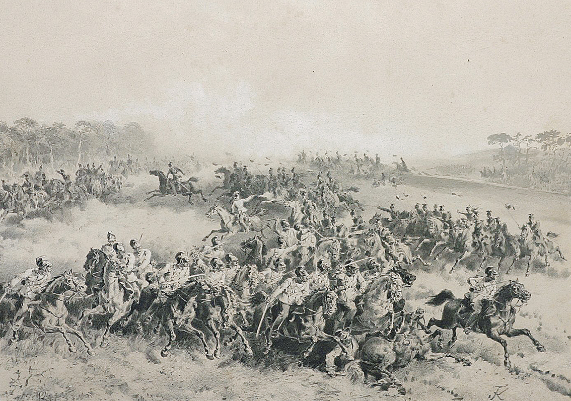 Prussian ulans near Wisokow