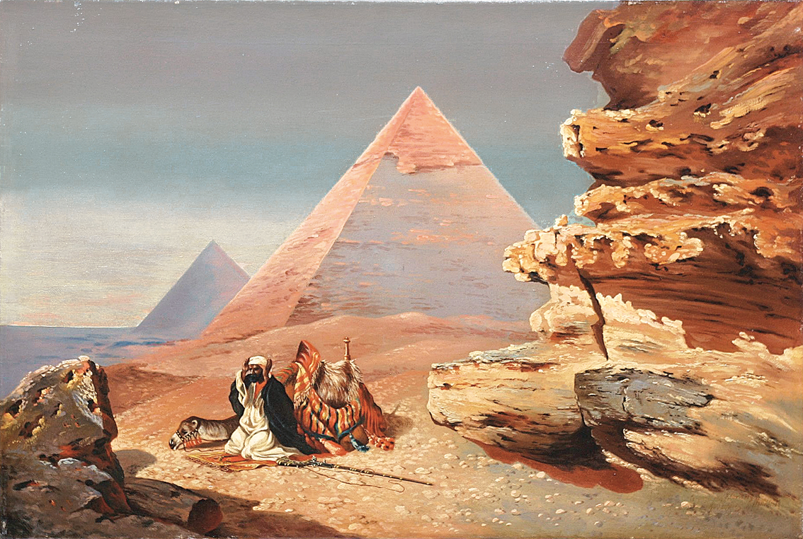 The pyramids in Gizeh